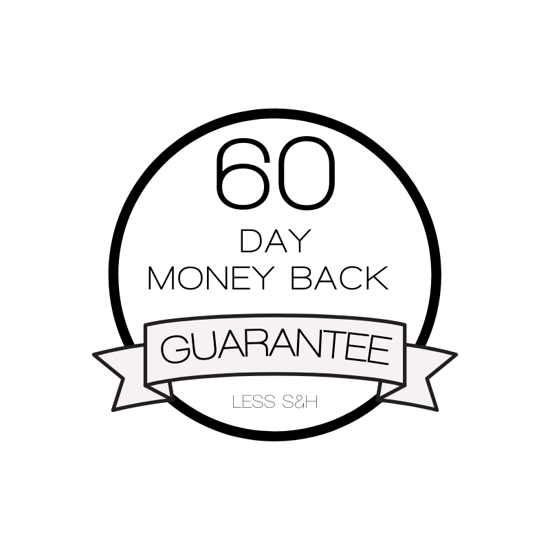 60 Day Money Back Guarantee | Beautiful by Storm
